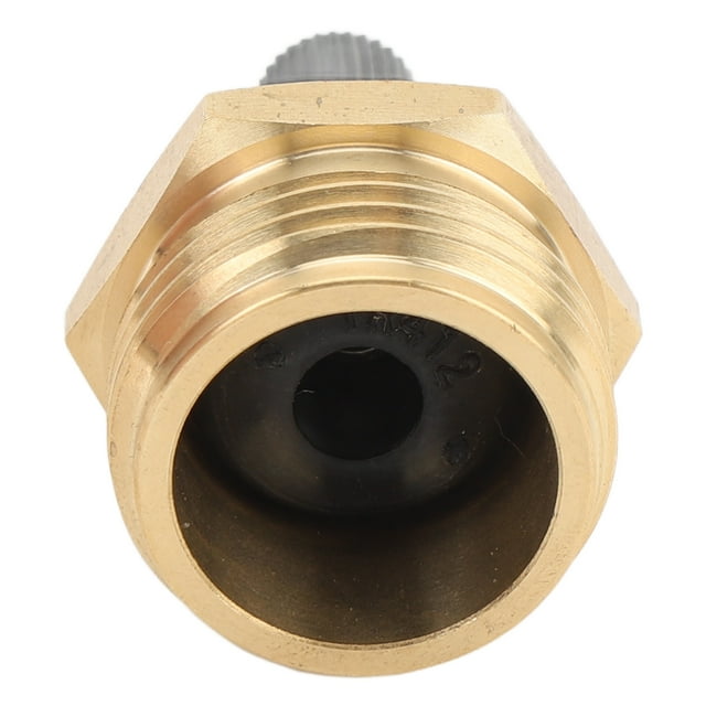 RV Blow Out Plug, Winterize Blow Out Adapter Fitting Brass Long Lasting Wide Application for Travel Trailer for Boat