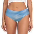thumbnail image 1 of Balery Blooming Sunflower Field Ropa Interior de Algodón para Mujer con Dibujo – Braguitas Cómodas y Elásticas, Estilo Clásico-XX-Large, 1 of 6
