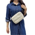 thumbnail image 4 of Bolso bandolera informal para mujer, bolso de cintura a la moda de gran capacidad, monedero, bolso de viaje, 4 of 5