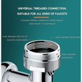 thumbnail image 5 of Rallonge De Robinet Universelle Rotative 1080 , Bras Robotique Rotatif Grand Angle, Robinet Universel Filtre Anti-claboussures, Robinet Avec 2 Mode, 5 of 5