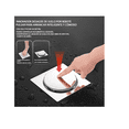 thumbnail image 2 of Baño Cuadrado Coladera Antiolores Coladera Invisible 10x10 Xtellar plateado, 2 of 3