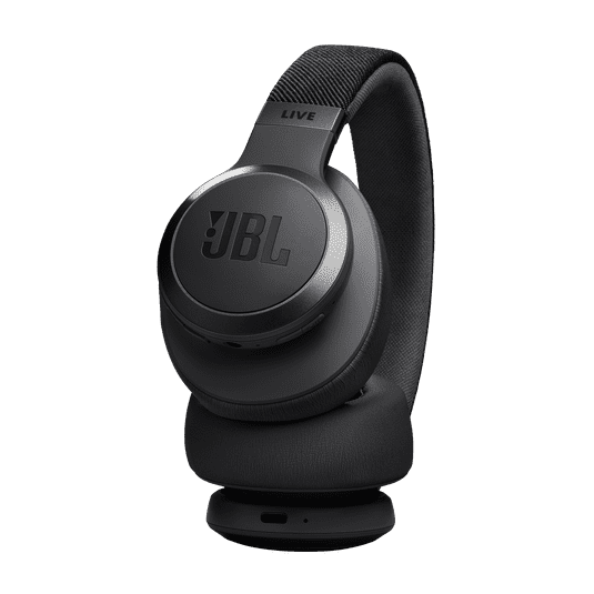 JBL Live 770NC Adaptive Noise Cancelling Wireless over-Ear Bluetooth Headphones – Black (Sold Without Manufacturer Warranty)