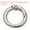 Silver Tone, variant on 25mm Spring O Ring Round Snap Clip, Circle Trigger Keyrings Buckle Small Clamp Clasp Silver Tone 12 Pcs