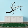 thumbnail image 3 of Self Adhesive- Cherry Blossom Tree Wall Sticker with hanging Lantern -Vinyl Decals for Bedroom, Nursery, or Living Room decoration– Cost Effective -Size 10" x 8"., 3 of 4