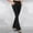 Black, variant on pstuiky High Waisted Dress Pants for Women, Solid Color Slim Long Flare Pants Knitted Active Fit Gym Clothes Beige L