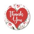 thumbnail image 1 of Darling Souvenir DIY Heart & Cherry Blossom Round 45 Pcs Thank You Stickers Gift-1.6 Inches, 1 of 4