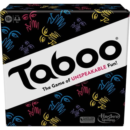 Taboo Classic Game, Party Word Guessing Game for Adults and Teens, Board Game for 4+ Players Ages 13 and Up