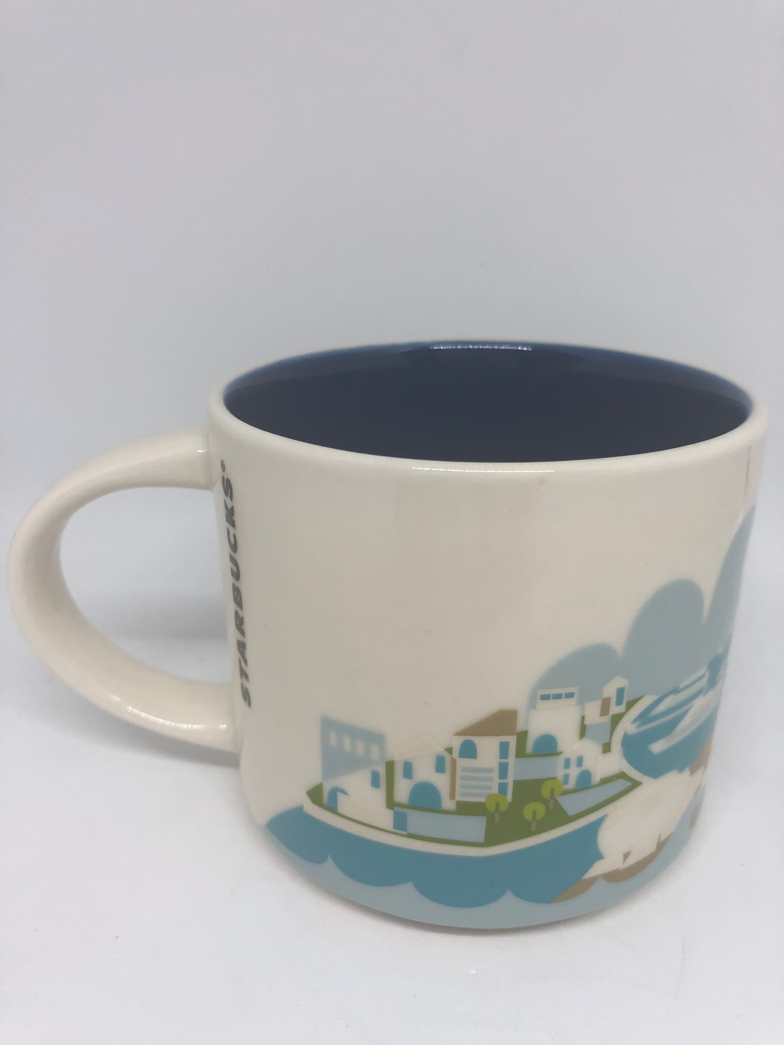 Starbucks You Are Here Cyprus Limassol Ceramic Coffee Mug New with Box 