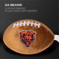 thumbnail image 5 of - Soporte para chupete de fútbol de felpa Chicago Bears, con licencia oficial de la NFL, soporte para chupete de juguete suave y chupete, se adapta a cualquier chupete, accesorio para carriola, 5 of 5
