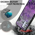 thumbnail image 2 of DALUX MetKase Hybrid Slim Phone Case WITH SCREEN PROTECTOR Compatible with Nokia G310 5G (2023) - Purple Dragonfly, 2 of 3