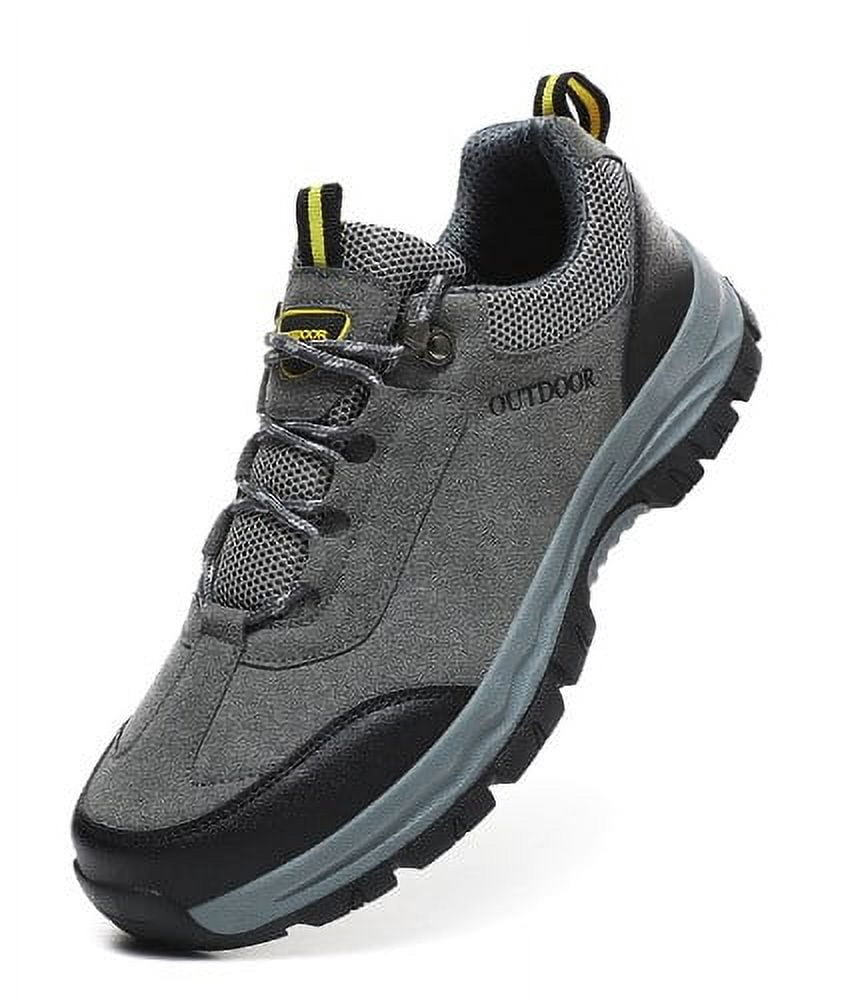 Men's Outdoor Hiking  Shoes,Waterproof Trailing Trekking Walking Shoe,Non Slip Comfortable Hike Climbing Sneakers