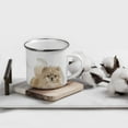 thumbnail image 2 of Koyal Wholesale 11oz. Stainless Steel Dog Campfire Coffee Mug Gift, Pomeranian Up Close, 1-Pack, 2 of 4