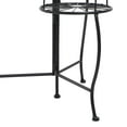 thumbnail image 5 of DecMode 18" x 19" x 22" 3 Tier Black Metal Starburst Plantstand, 5 of 9