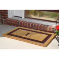 thumbnail image 4 of Nedia Home 02023L Monophoto - Cadre Marron 22 x 36 Po Tapis de Sol en Fibre de Coco Résistant - Monogrammé L, 4 of 4