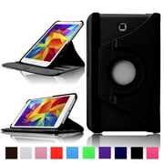 Infiland Samsung Galaxy Tab 4 7.0 / Galaxy Tab 4 Nook 7.0 7-inch Tablet Case, 360 Degrees Rotating Stand Cover, Black
