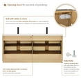 thumbnail image 4 of Altair-13 72" Double Bathroom Vanity in White Oak with White Artificial Drop-in Sink, 4 of 14