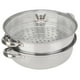 thumbnail image 2 of Vapor del acero - acero inoxidable utensilios de cocina 27 cm / 11 pulgadas de 2 capas vapor olla a baño maría sopa de vapor Pot, 2 of 14