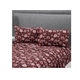 thumbnail image 2 of Sábanas Xtellar Matrimoniales Microfibra Estampado Color vino, 2 of 4