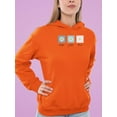 thumbnail image 2 of Thankful Grateful Blessed Daisy Hoodie Women -Image by Shutterstock, Female x-Large, 2 of 4