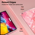 thumbnail image 6 of Dteck Smart Case for 9th 8th 7th Generation 10.2 inch,Leather Glittering Sparkly Folio Shockproof Sparkly Crystal Clear Back Cover Stand Case for iPad 10.2" 2021/2020/2019,Pink, 6 of 7