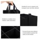 thumbnail image 3 of BESTYASH Red Wine Bottle Storage Bag Bolsa De Vino De Tela Resistente Para Organización, 3 of 7