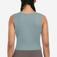 thumbnail image 4 of Hvot&aat Women's Sleeveless Cropped Workout Tops Twist Front Tank Tops Casual Slim Fit Yoga Exercise Shirts, 4 of 4