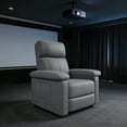 thumbnail image 4 of Garvee Push Back Recliner Chair in PU Leather Overstuffed with Lumbar Support for Home Theater & Living Room, 4 of 9