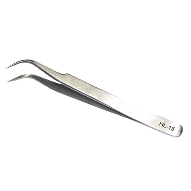 1X Precision Tweezer Stainless Steel Repair Tool For Electronics Soldering Craft