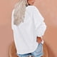 thumbnail image 4 of ICHUANYI Clearance Women Casual Long Sleeve Round Neck Tops Loose Shirts Blouse Print Sweatshirt(White, L) ICHUANYI WER2023081013897, 4 of 6