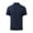 Navy, variant on Aofany Men's Regular-Fit Short Sleeve T-shirt Plus Size Casual Plain Turndown Collar Pique Shirt Big and Tall Summer Mens Blouse Top