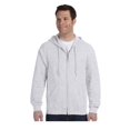thumbnail image 1 of Gildan Men's Satin Label 1x1 Rib Zipper Pouch Pocket Hoodie, Style G18600, 1 of 1