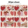 thumbnail image 4 of ONETECH Valentines Day Tablecloth Round Happy Mothers Day Table Cloth Gift Waterproof Wedding Marrige Heart Table Clothes Reusable Circle Table Cover for Dining Room Home Decor, 4 of 7