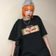 thumbnail image 4 of Blusa Playera Camiseta Estampada Casual De Manga Corta Suelta Para Mujer / Comic Figura One Piece Luffypangjing, 4 of 4