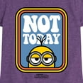 thumbnail image 3 of Despicable Me Minions - Not Today - Toddler & Youth Girls Short Sleeve Graphic T-Shirt, 3 of 5