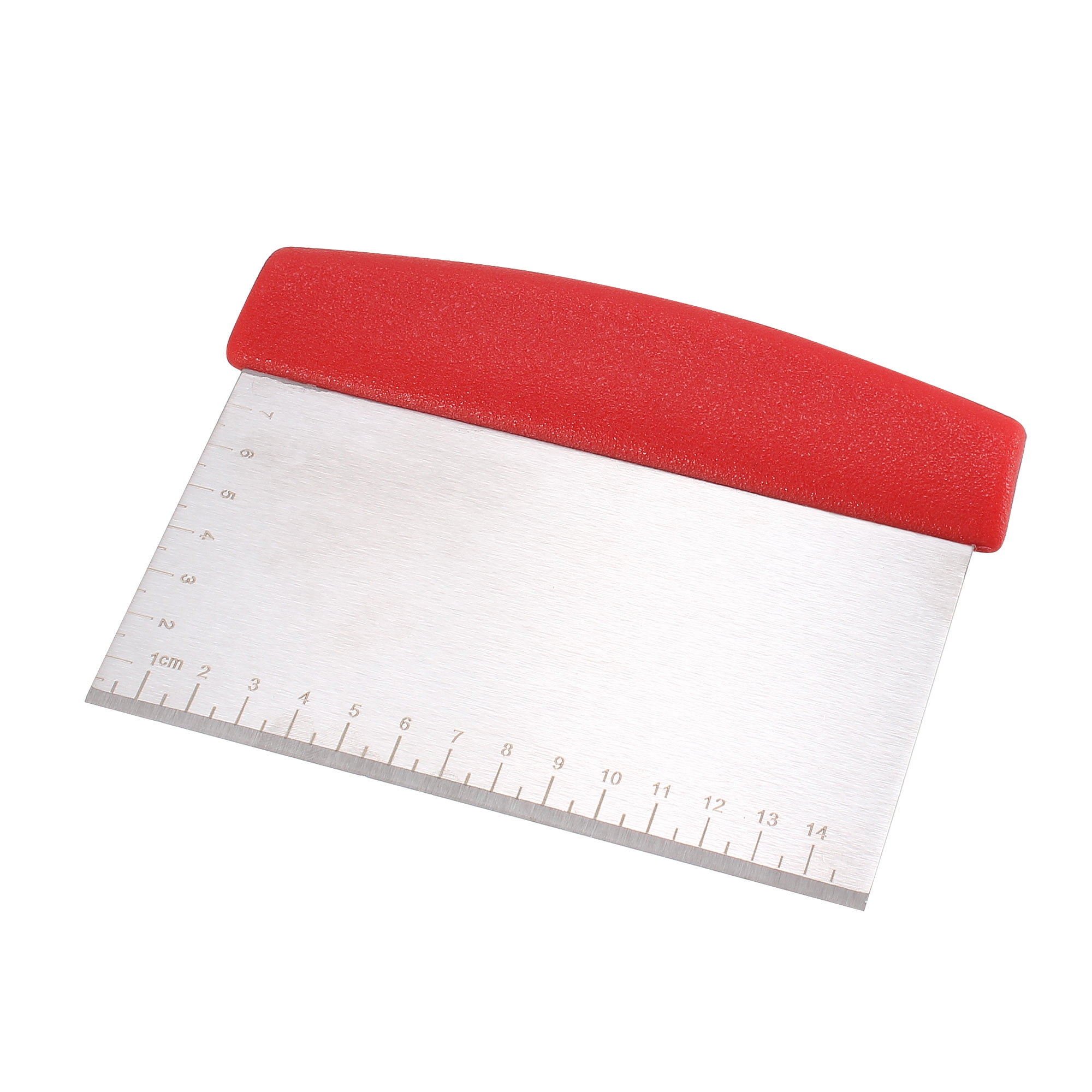 Bench Scraper, Stainless Steel MultiPurpose Pizza Dough Scraper