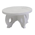 thumbnail image 3 of Soporte redondo de madera para macetas, soporte para macetas de jardín, para balcón, hotel Blanco, 3 of 9
