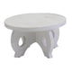 thumbnail image 3 of Soporte redondo para plantas de madera, soporte para macetas, soporte para macetas, presentación Blanco, 3 of 9