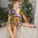 thumbnail image 4 of Balery Daisy Sunflower Lazy Cat Conjunto de Pijama Infantil de Manga Corta con Estampado – Ropa de Dormir de Algodón Suave-3X-Large, 4 of 6