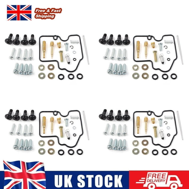 For 1999-2002 for Yamaha YZF R6 600 UK 4 sets Carburetor Carb Repair Rebuild Kit