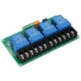 thumbnail image 1 of Relay Module 4 Channel Circuit Relay Module Automatic Control High Low Type  Double Sided PCB Board Optocoupler Isolation 90mA/80mA/50mA, 1 of 8