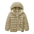 thumbnail image 2 of Vedolay Kids Puffer Jacket for Boys Girls Winter Coats & Jackets, Toddler Winter Lightweight Full Zipper Long Sleeve Padded Hooded Puffer Trendy Kids Winter Coats Size 3-4 Years, 2 of 3