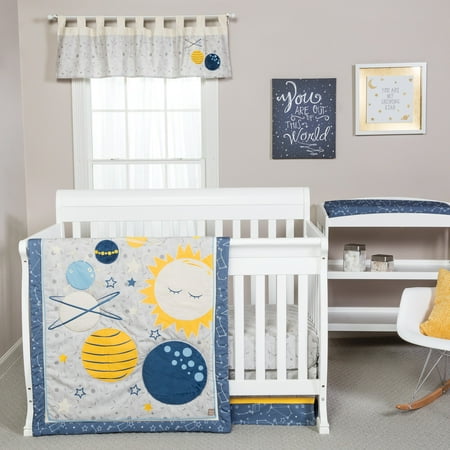 UPC: 0846216054068 | Trend Lab Galaxy 3 Piece Crib Bedding Set