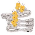 thumbnail image 2 of szzijia 5pcs 3M K Type Mini-Connector Thermocouple Temperature Probe Sensor Measure Range -50~700°C, 2 of 4