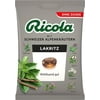 Ricola Licorice Sugarfree Throat Cough Drops Imported from Germany Shipping from USA - 75g