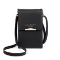 thumbnail image 1 of Small PU Crossbody Bag Cell Phone Purse Zip Wallet with Credit Card Slots for Women, 1 of 5