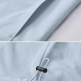 thumbnail image 5 of LYSMORA Mens Waterproof Hooded Rain Jacket Adjustable Cuff Hem Multi Zipper Pockets Lightweight Hiking Outdoor Windbreaker Coat, 5 of 8