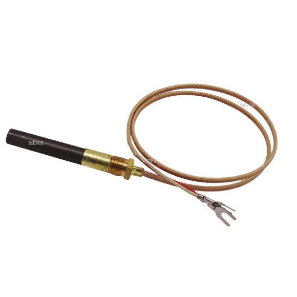 MENSI Cheminées à Gaz Propane, Friteuse, Pièces de Rechange pour Fourneau à Frire 750 Mill Volts Thermopile Générateurs (Fil en Fibre de Verre 24 Pouces)