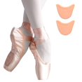 thumbnail image 2 of Ballet Pointe Shoes Girls Women Ribbon Ballerina Shoes With Toe Pads, 2 of 5