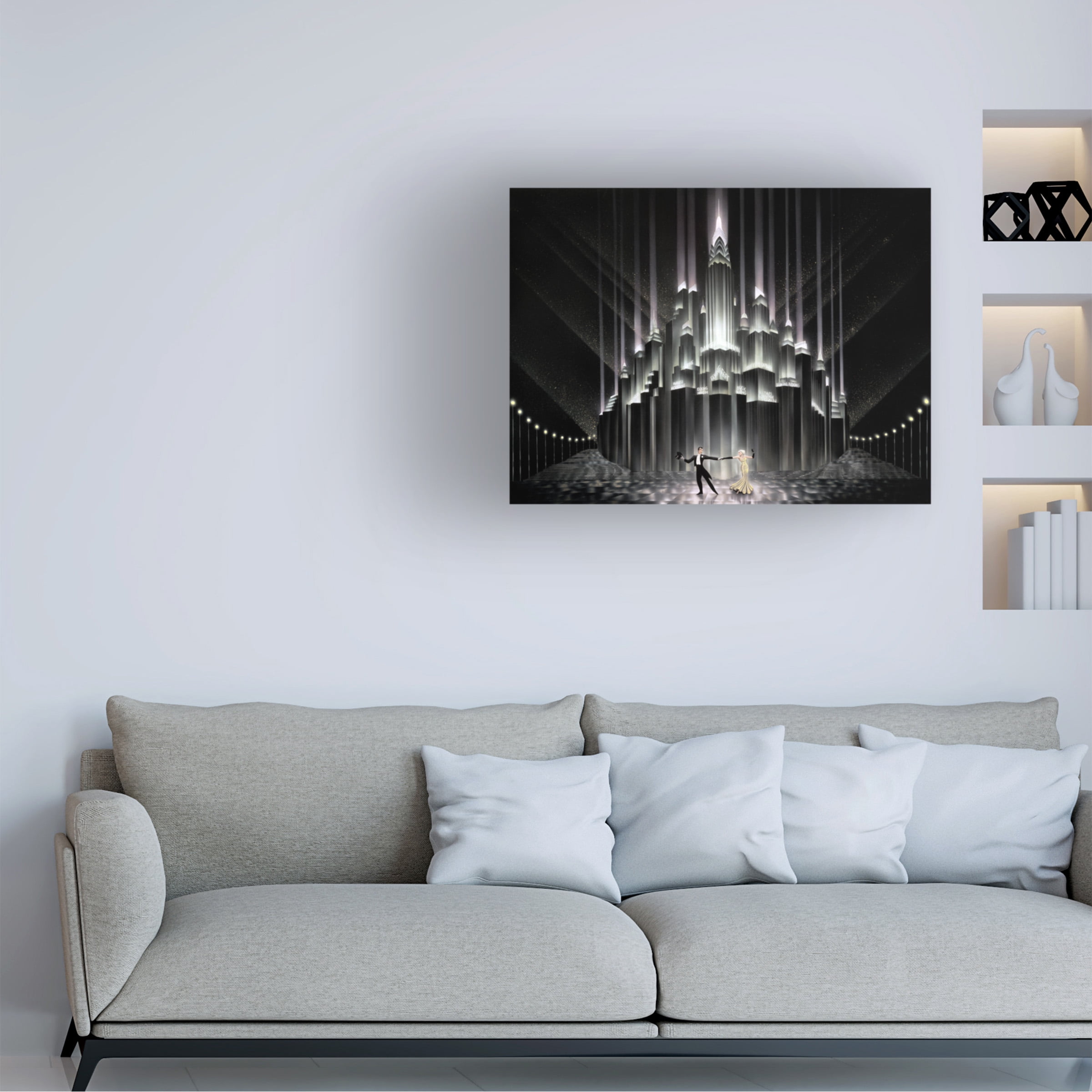Robert Hoppe 'Two for Tonight' Canvas Art