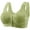 Green, variant on Women's Fashionable And Casual Front Buttoned Underwear For Elderly People Skin Friendly And Comfortable Bra, Bras with Wide Straps for Heavy Support, Bras for Teenagers with Soft Cups